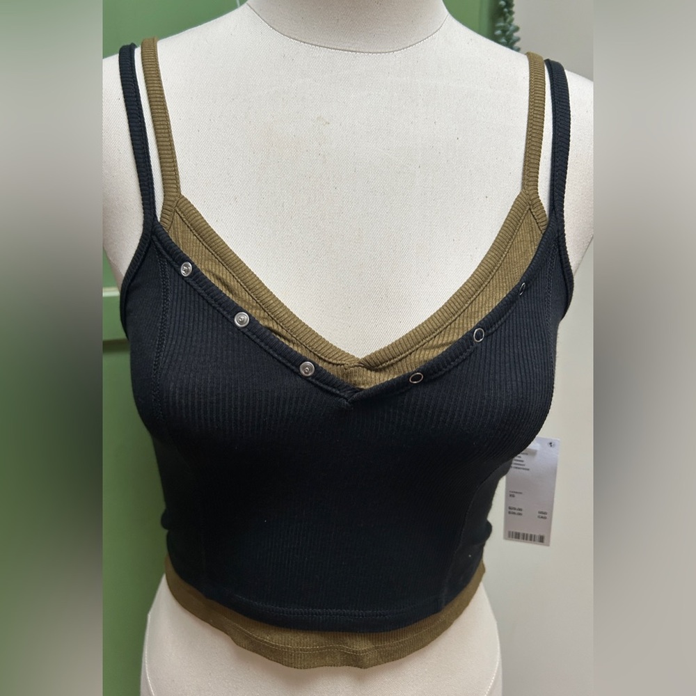 Urban Outfitters double cropped tank.  NWT